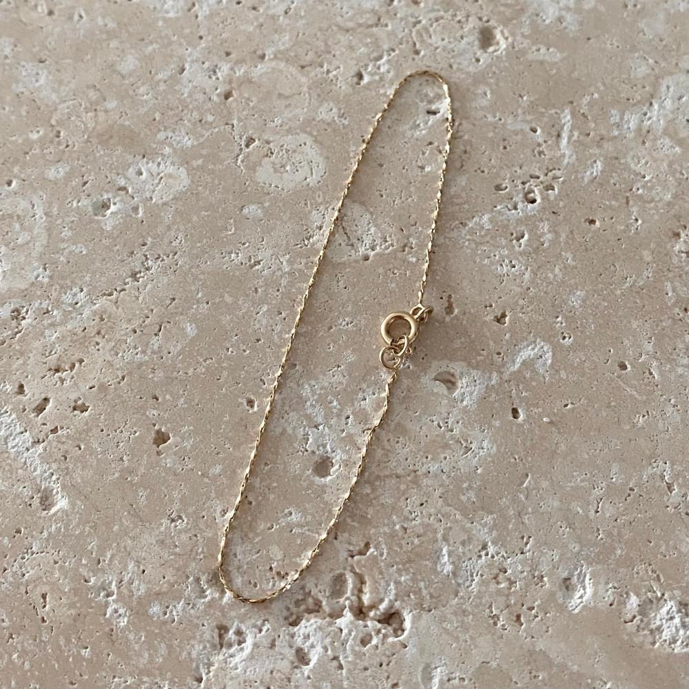 [Gold] silky bracelet 14k 골드 실키 브레이슬릿 팔찌