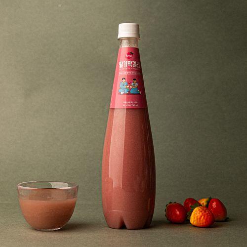 청산녹수 딸기막걸리 X 6병