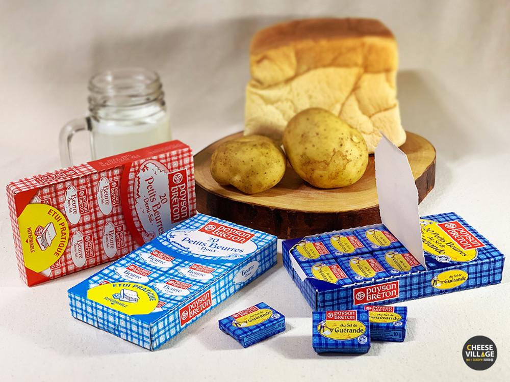 치즈마을 빼이장 브레통 빼띠 미니 포션버터 가염 무염 게랑드 프랑스 200g