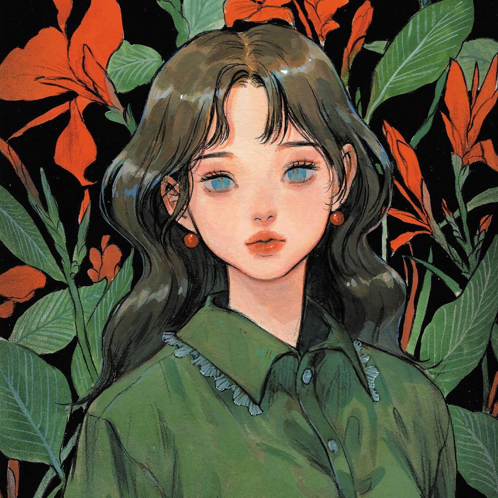 칸나꽃 - 행복한 종말 / A4 종이포스터 / 노마 NOMA 아트포스터 포스터 미술 수채화 노마딕 nomadic