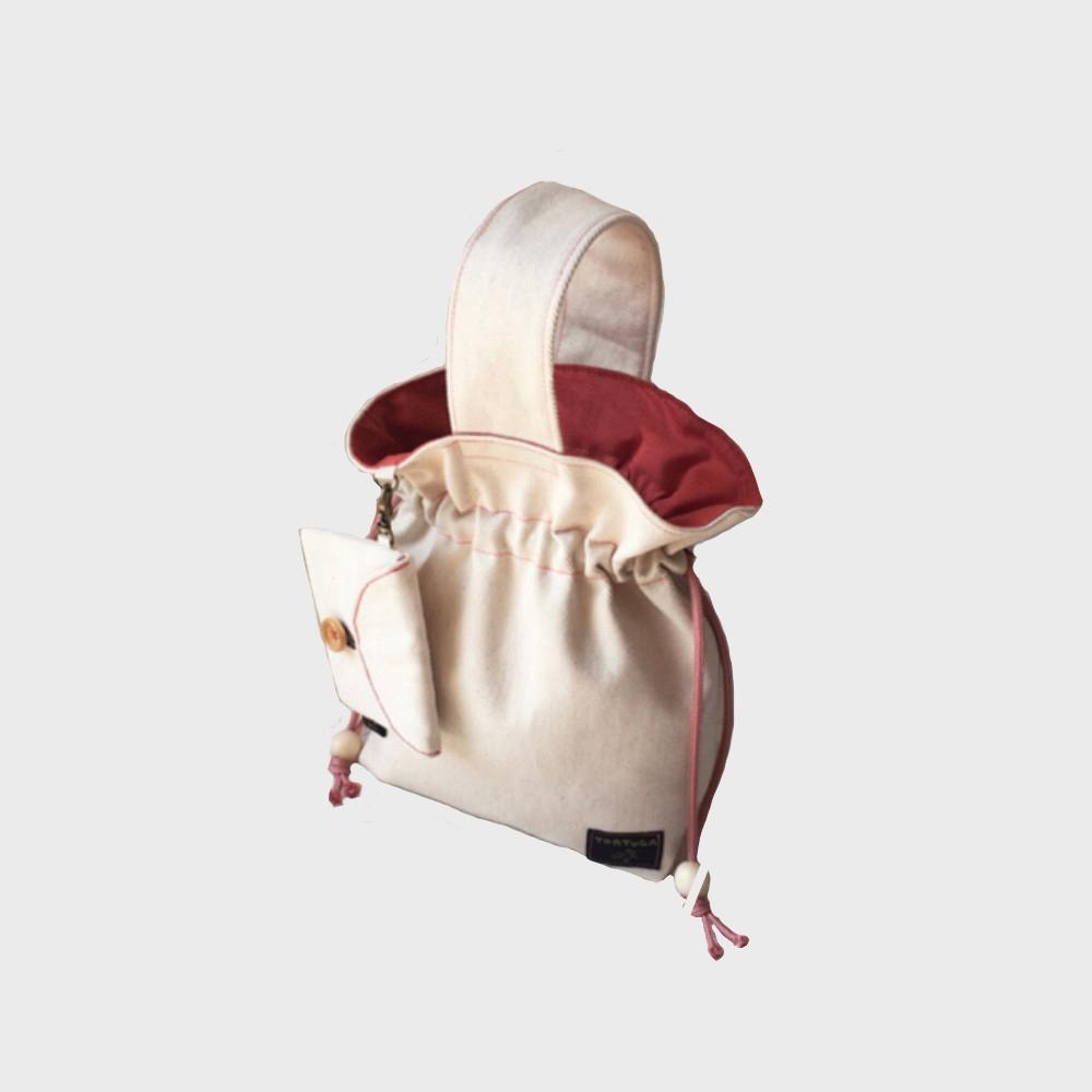 [또르뚜가] 데님 스티치 또뚜백(크림)