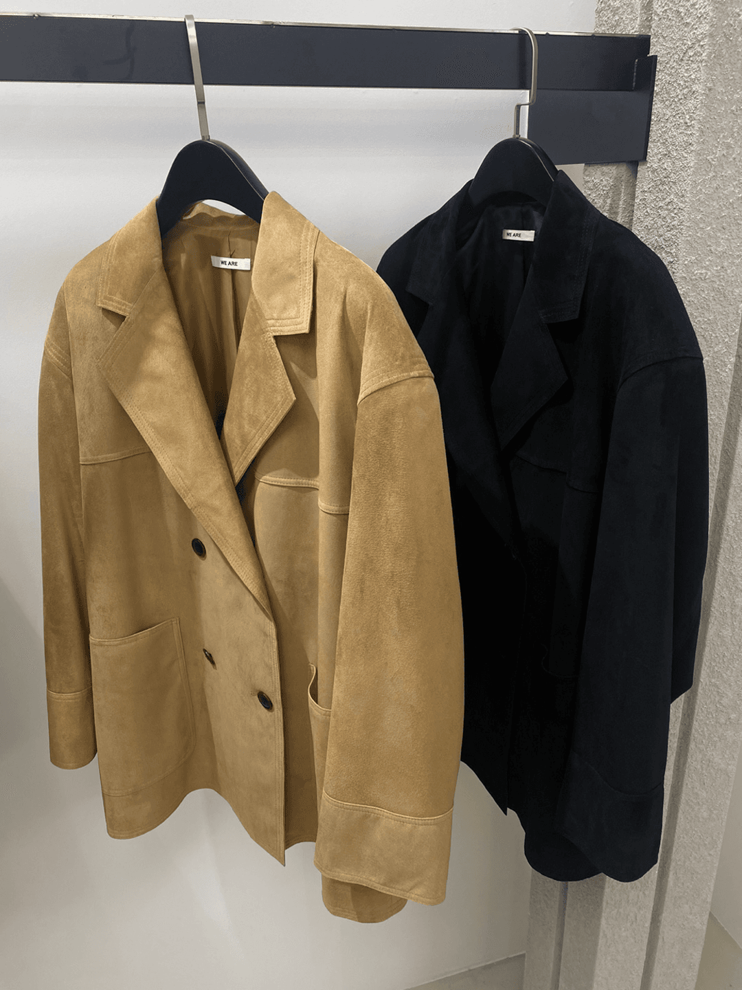 PALMTREE SUEDE JACKET - black,beige(10/7 이후 예약 발송)