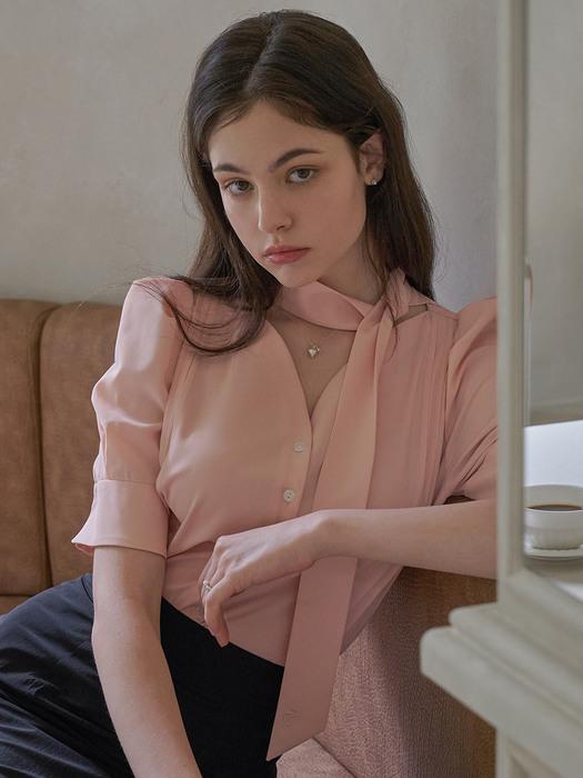 Nostalgia Scarf Blouse(3color)