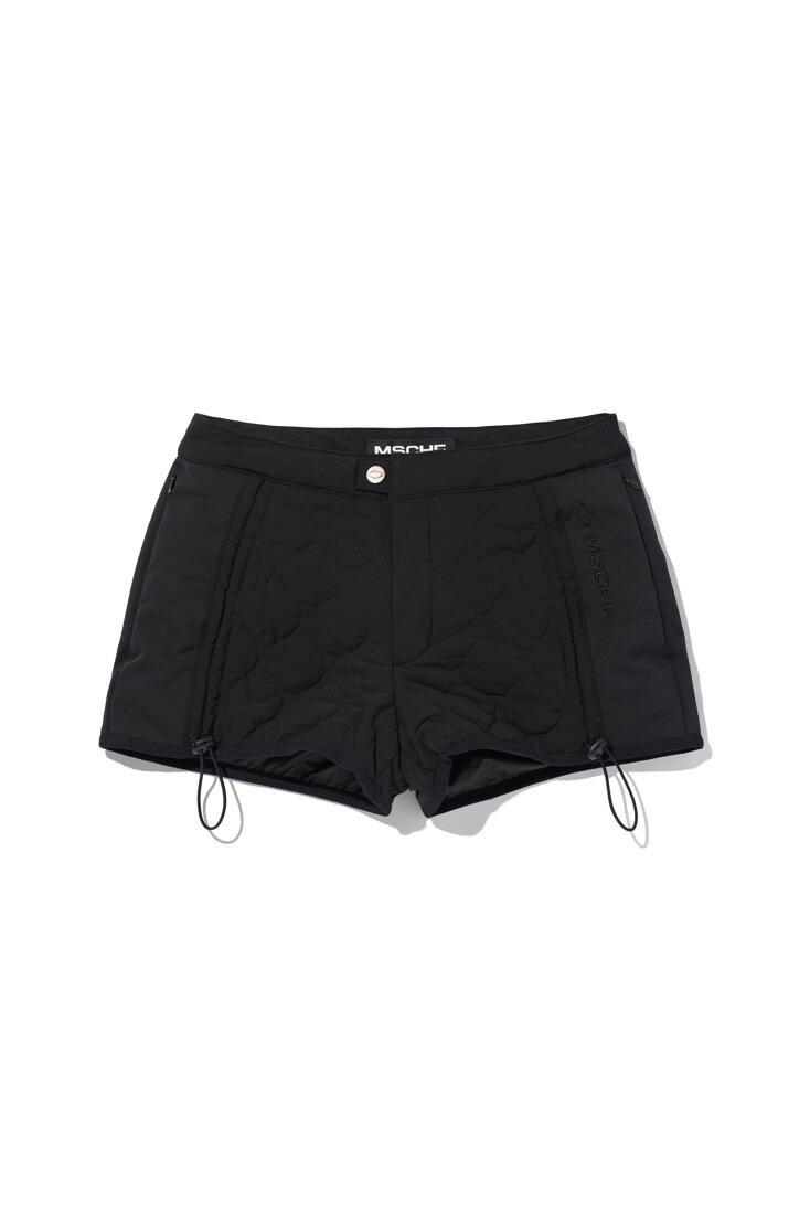 QUILTED SHORTS (BLACK)
