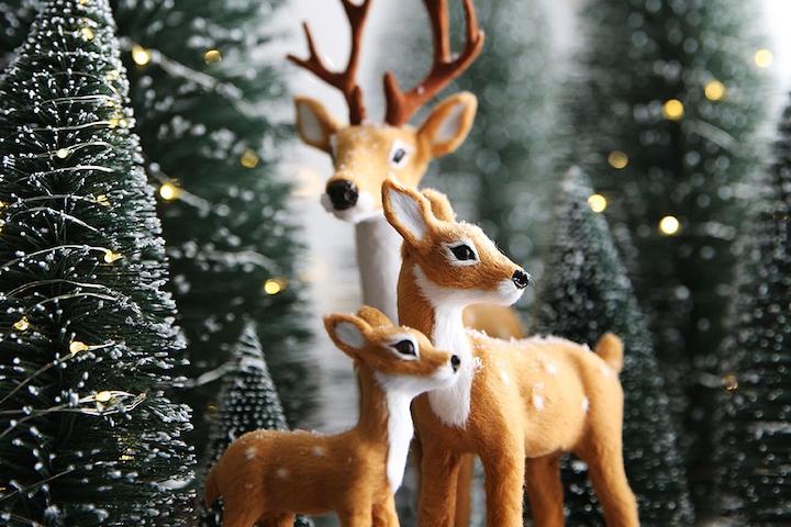 크리스마스트리 장식 소품 사슴인형