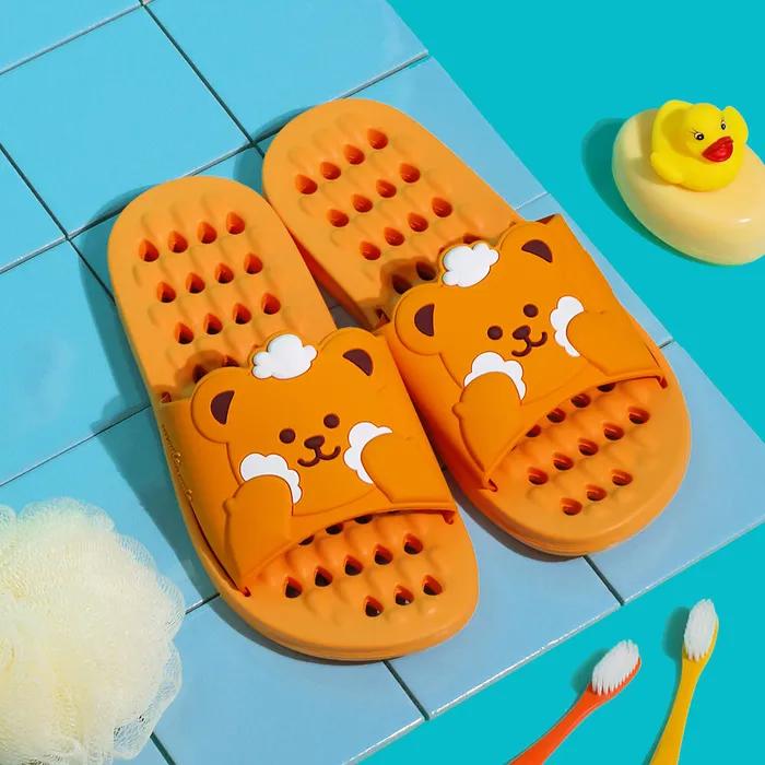 욕실 슬리퍼 - Bubble Bear