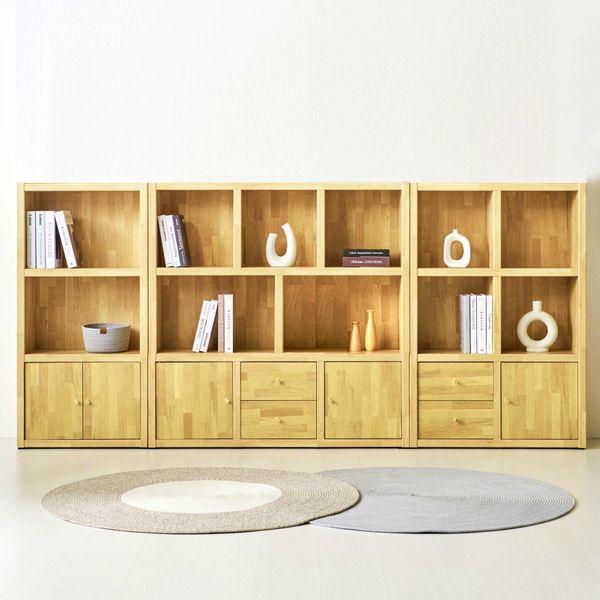 노르만 3단책장 낮은 만화책책장 안방 책장수납함