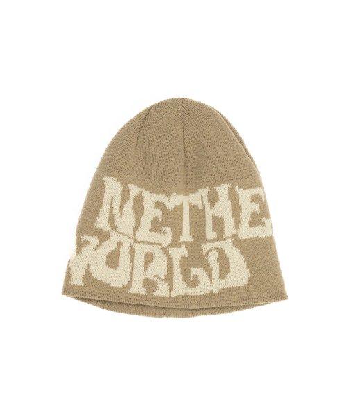 NETHERWORLD LOGO BEANIE SAND