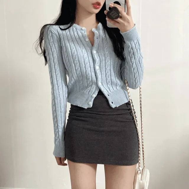 [데일리/기본템!] 하디드 케이블 가디건 (8color)