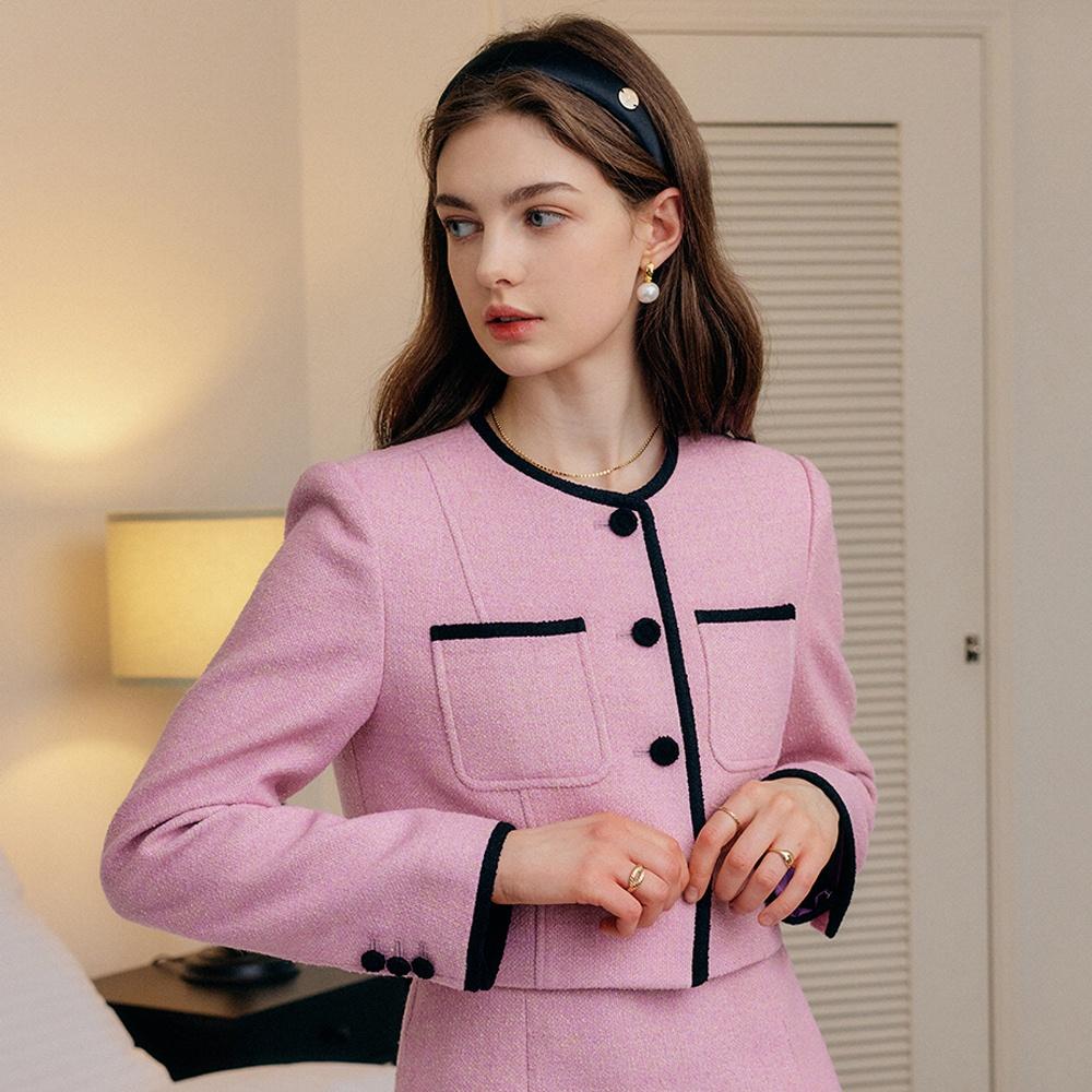 MINA COMBI TWEED JACKET_3colors