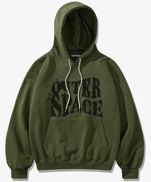 에즈카톤(EZKATON)  스페이스 헤비코튼 후드 카키 KMHD6723 - 사이즈 & 후기 | 무신사