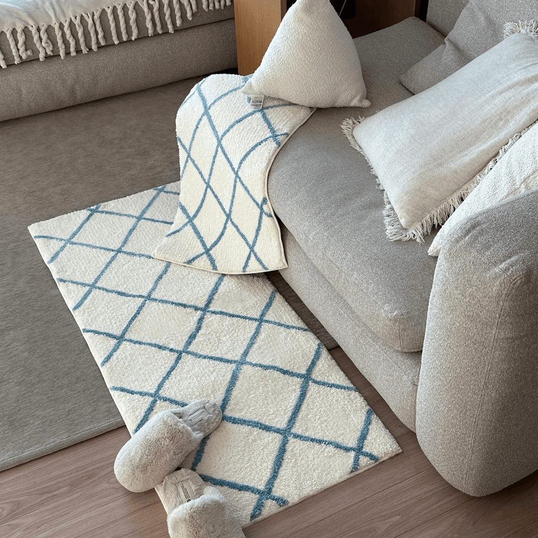 코지 터프팅 주방 욕실 발매트 도어매트 미끄럼방지 2sizes/ 2colors