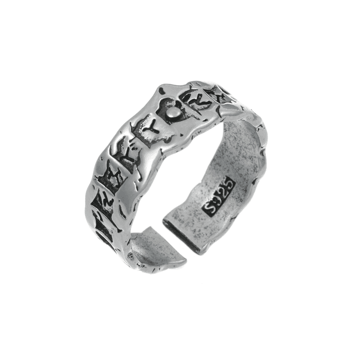 [SILVER925] Crakkkk Open Ring