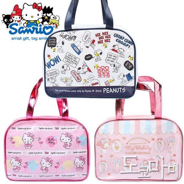 (일본) 헬로키티 마이멜로디 스누피 보스턴 비치백(3type)  여름 바닷가 수영장 가방