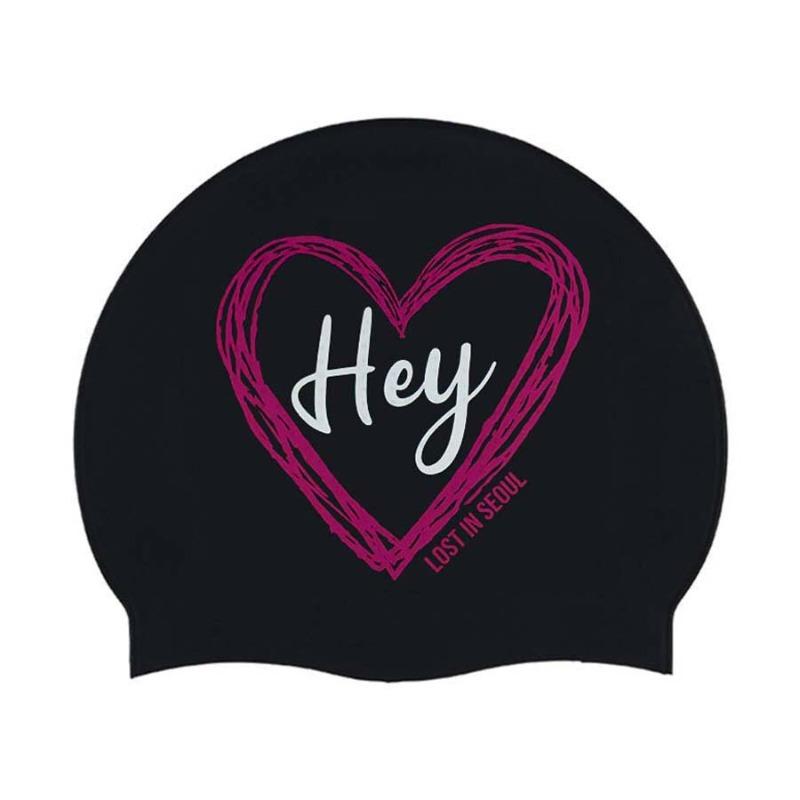 HEY SWIM CAP BLACK