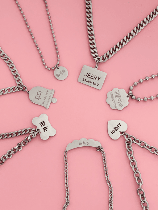 (각인무료&무배) 커스텀애견인식표 반려동물인식표