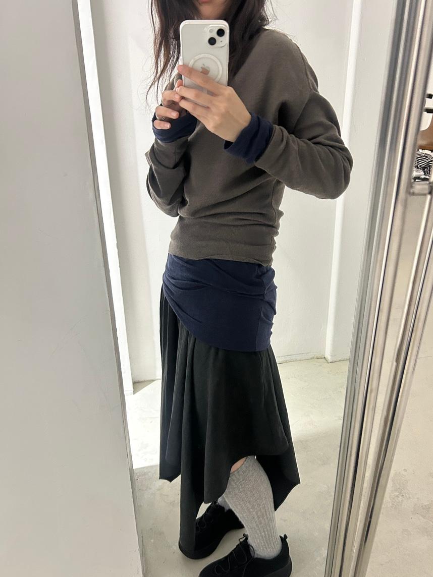 T-SUEDE SKIRT