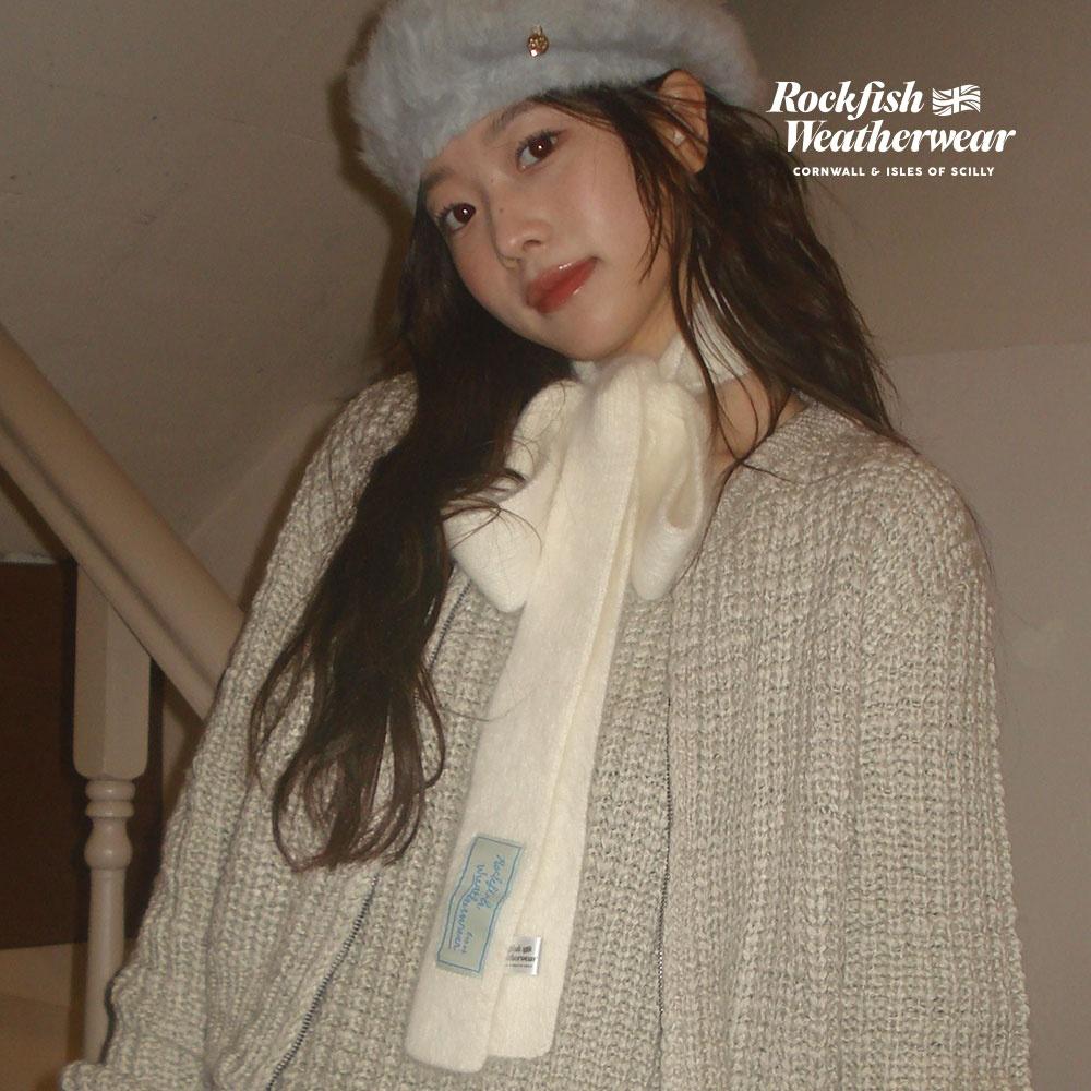 [X SAKI] FUZZY MUFFLER - 4color