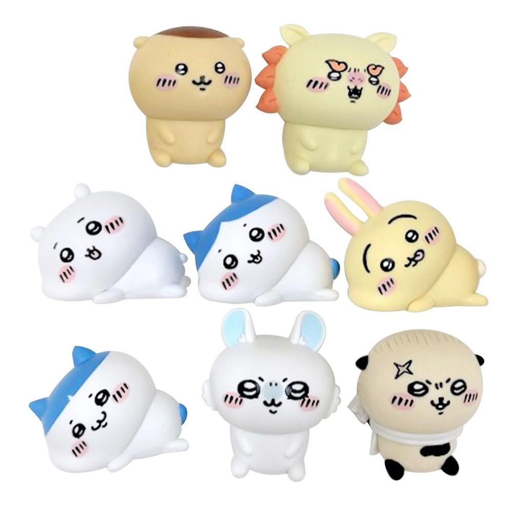 EIKOH 치이카와 먼작귀 인테리어 피규어 4 모몽가 랏코 쿠리만쥬 하치와레 우사기