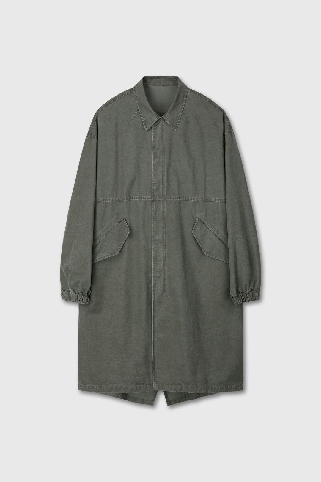 LOOSED TRUCKER PARKA (KHAKI)