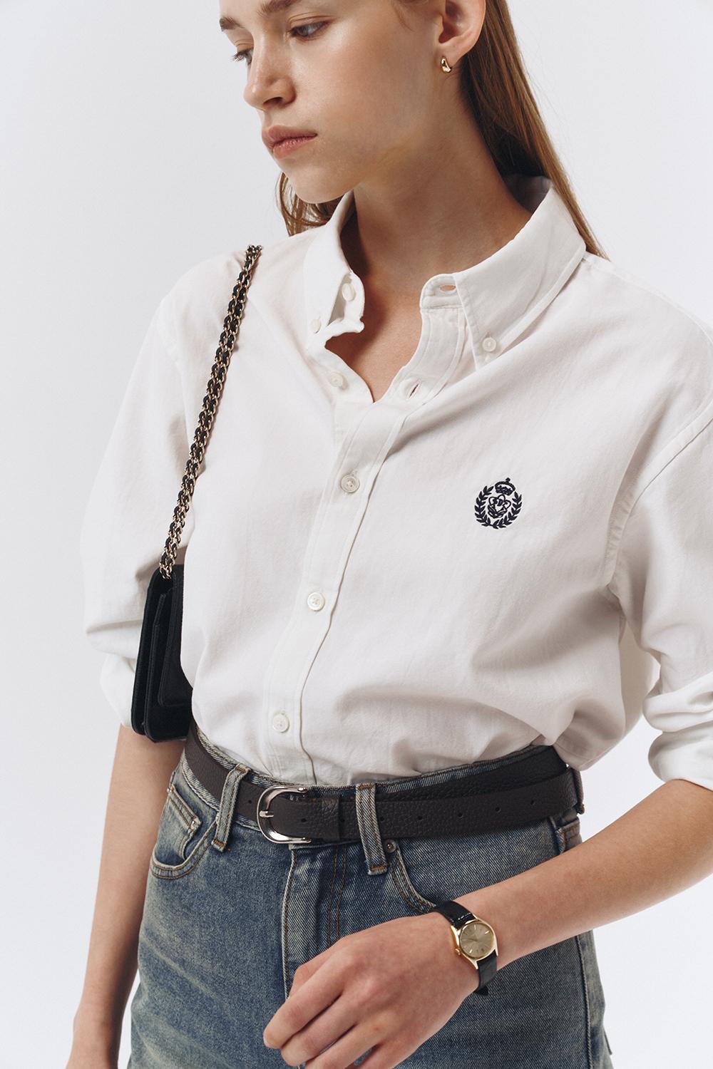 UNISEX CLASSIC BOYFRIEND SHIRTS OFF WHITE