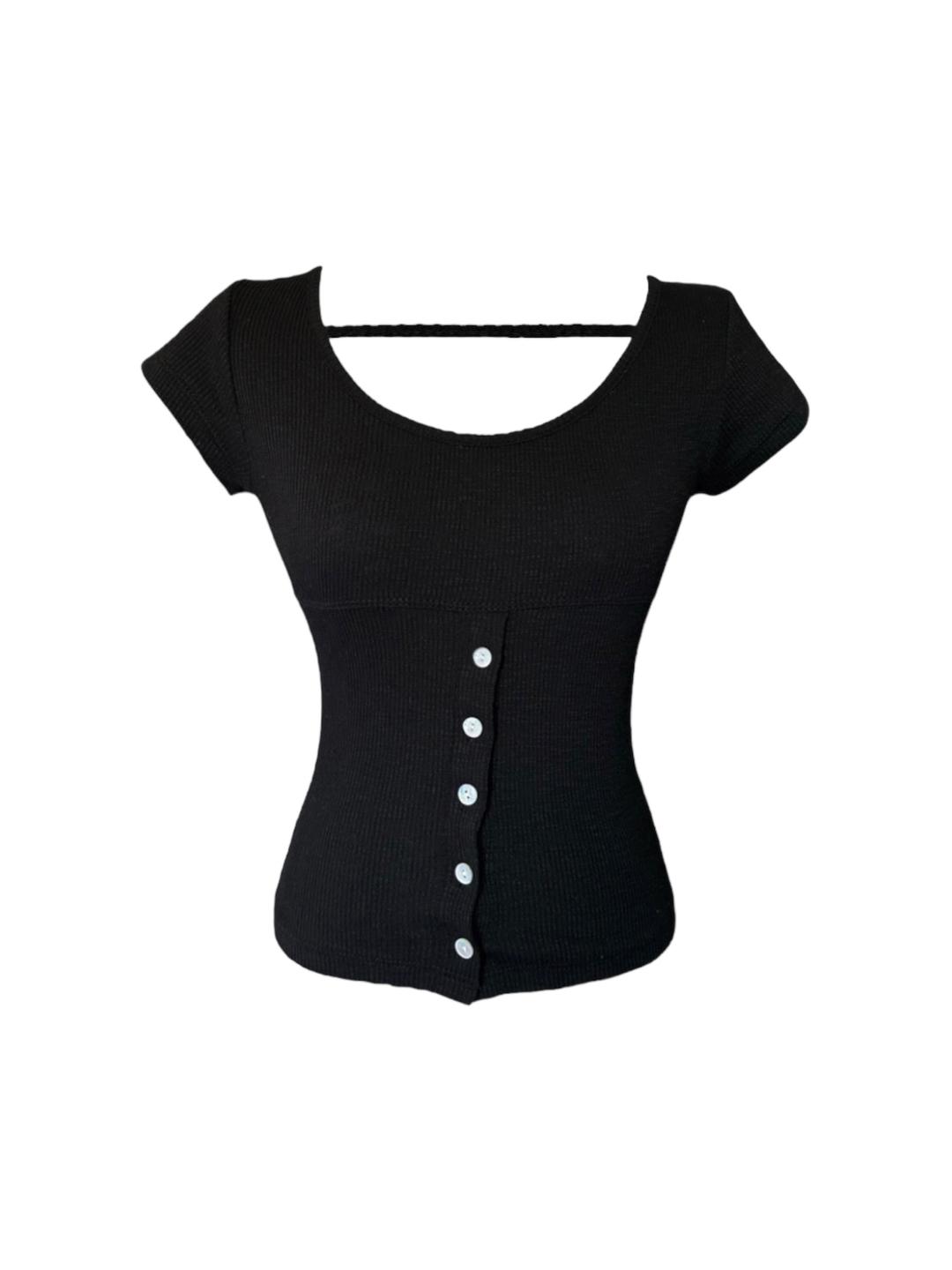 U-neck Golgi Short-Sleeved