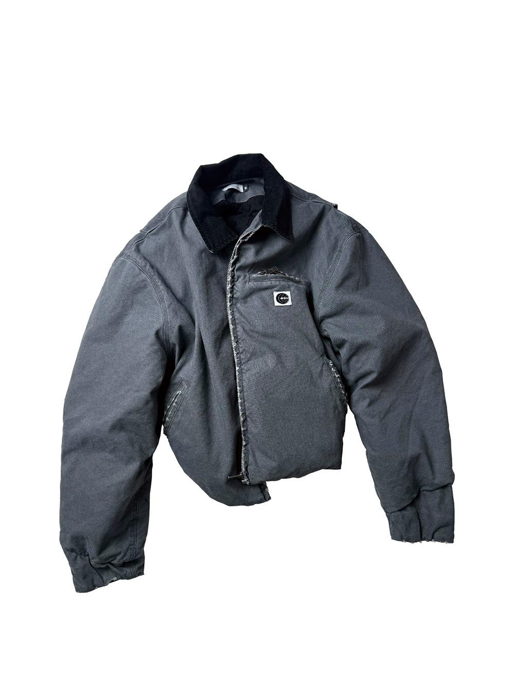 Two-Tone Collar Puffer Jacket