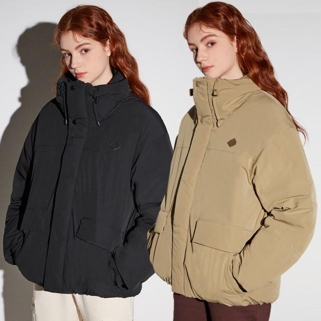 [브랜드릴레이] 미어캣 하이넥 구스다운 숏패딩점퍼 3COLOR