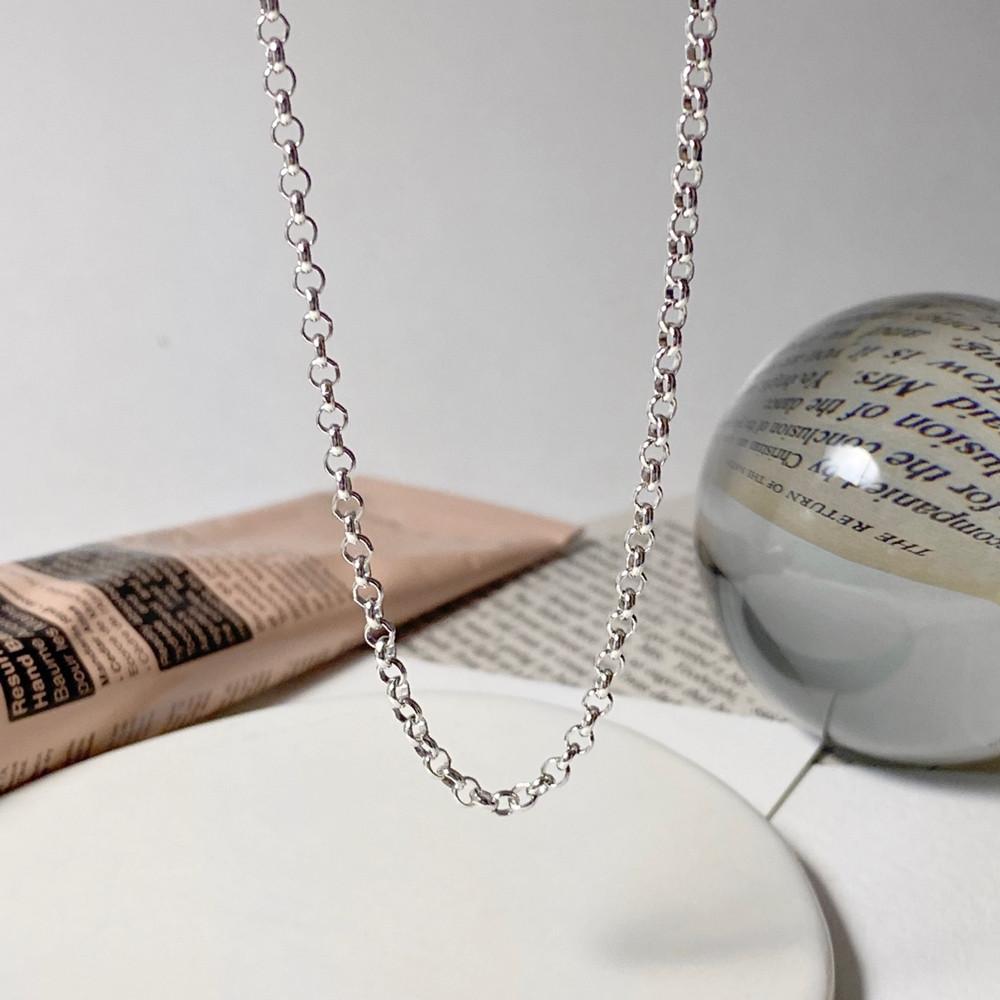 14k 18k 오링체인 2.0 레이어드 여자 남자목걸이 볼드 금목걸이