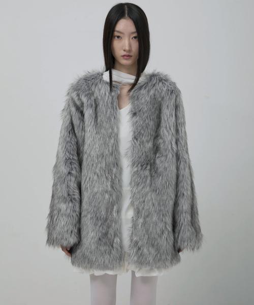 Fur Jacket (FL-046_Gray)