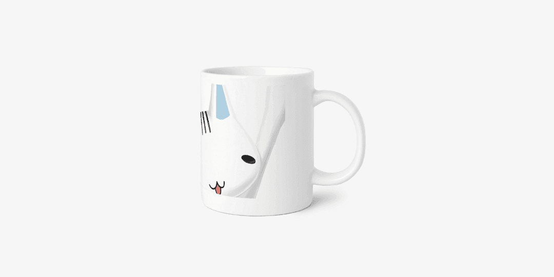 야호 냥이 머그컵