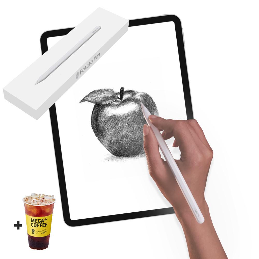 스몰포테이토 애플펜슬 짭플펜슬 2세대 아이패드 호환 무선충전 더블탭제스처 포테이토펜