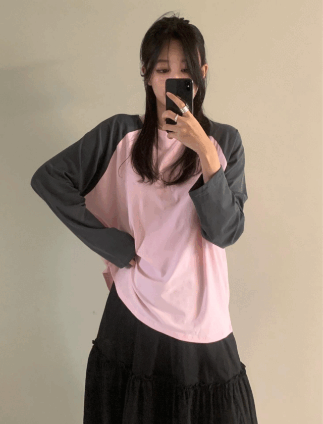 온느 나그랑 긴팔t