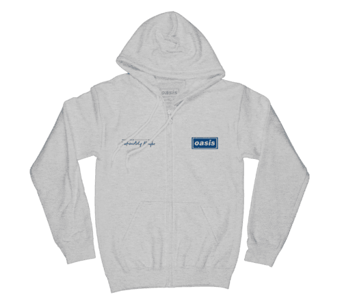 Logo Tracklist Grey Hoodie