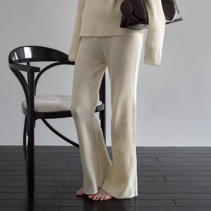 SNUG KNIT PANTS_2COLOR