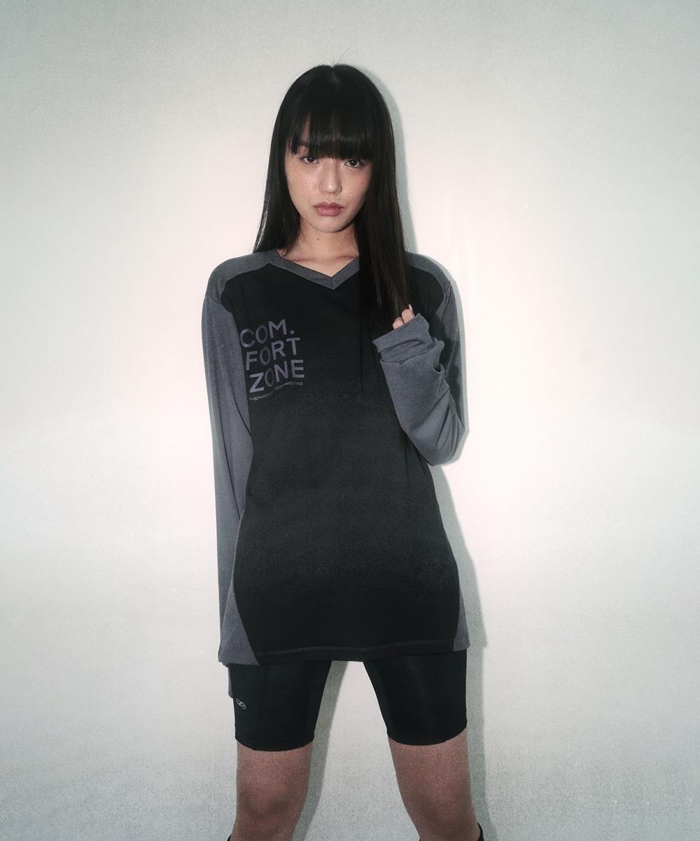 Oversized jersey top