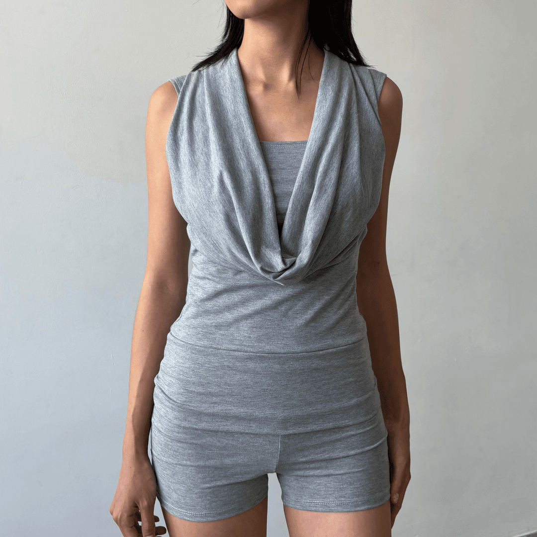 3in1 Super Cowl Top - M