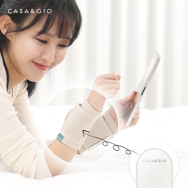 까사앤지오 릴렉스 찜질 손목보호대 1세트 찜질과 압박을 한번에