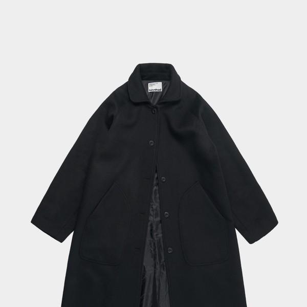 Oversize French Wool Coat (Black)