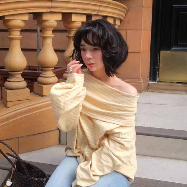 버터 오가닉 오프숄더