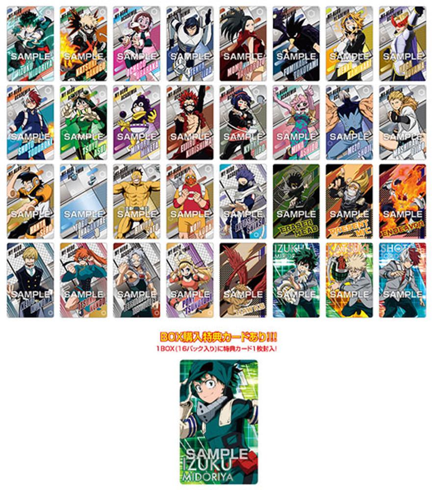 [당일발송]나의 히어로 아카데미아 메탈릭 카드 메탈카드 1탄 초판 히로아카 굿즈