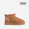 UGG 오즈웨어어그 2023 클래식 울트라 미니 플랫폼 부츠 카우 스웨이드 OB663P