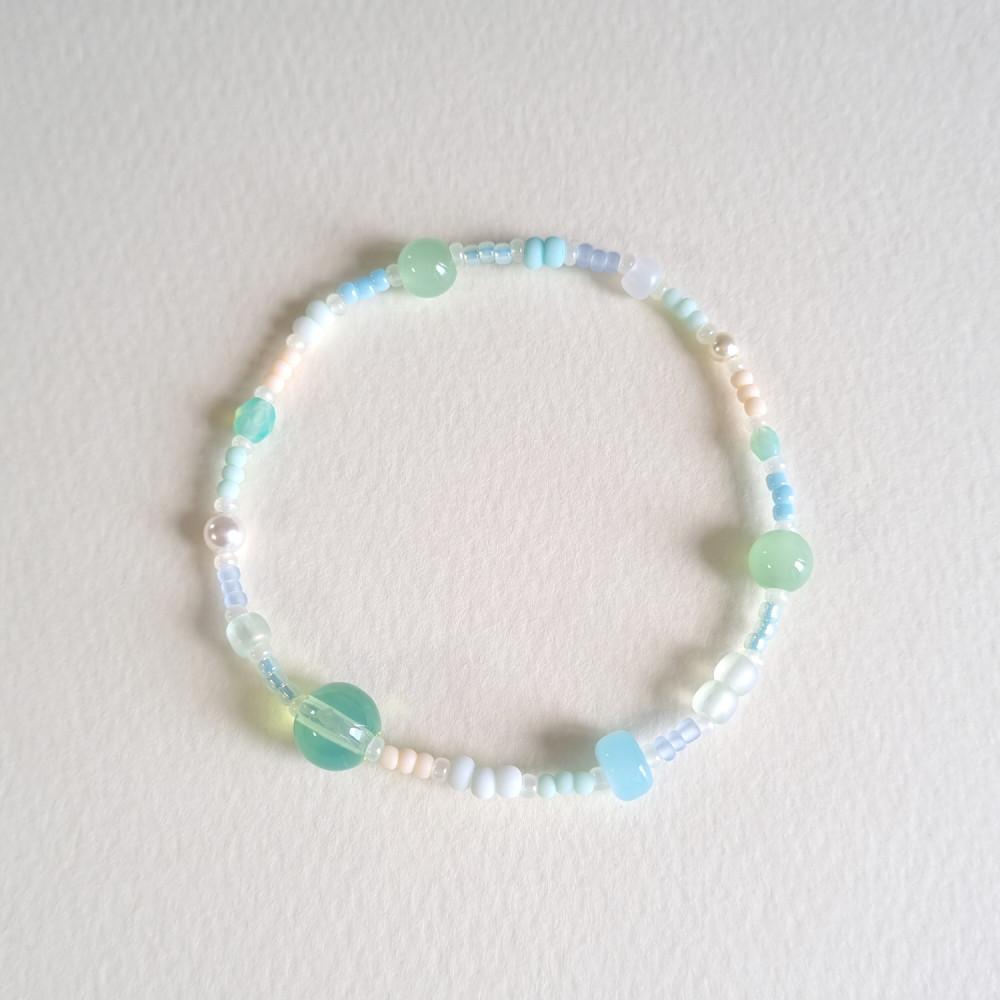 그린 브리즈 /  시드비즈 팔찌 Bracelet