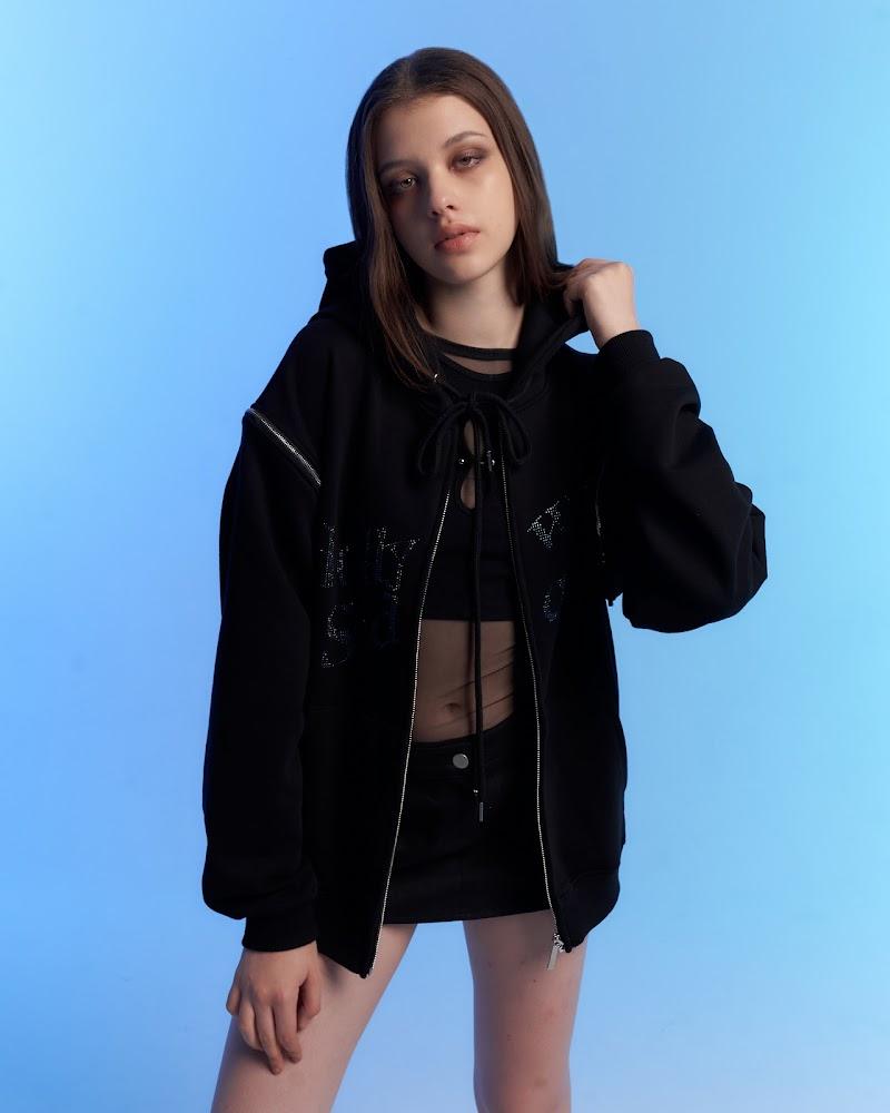Hollywood Sadcore zip-up (Montana Blue) SALE