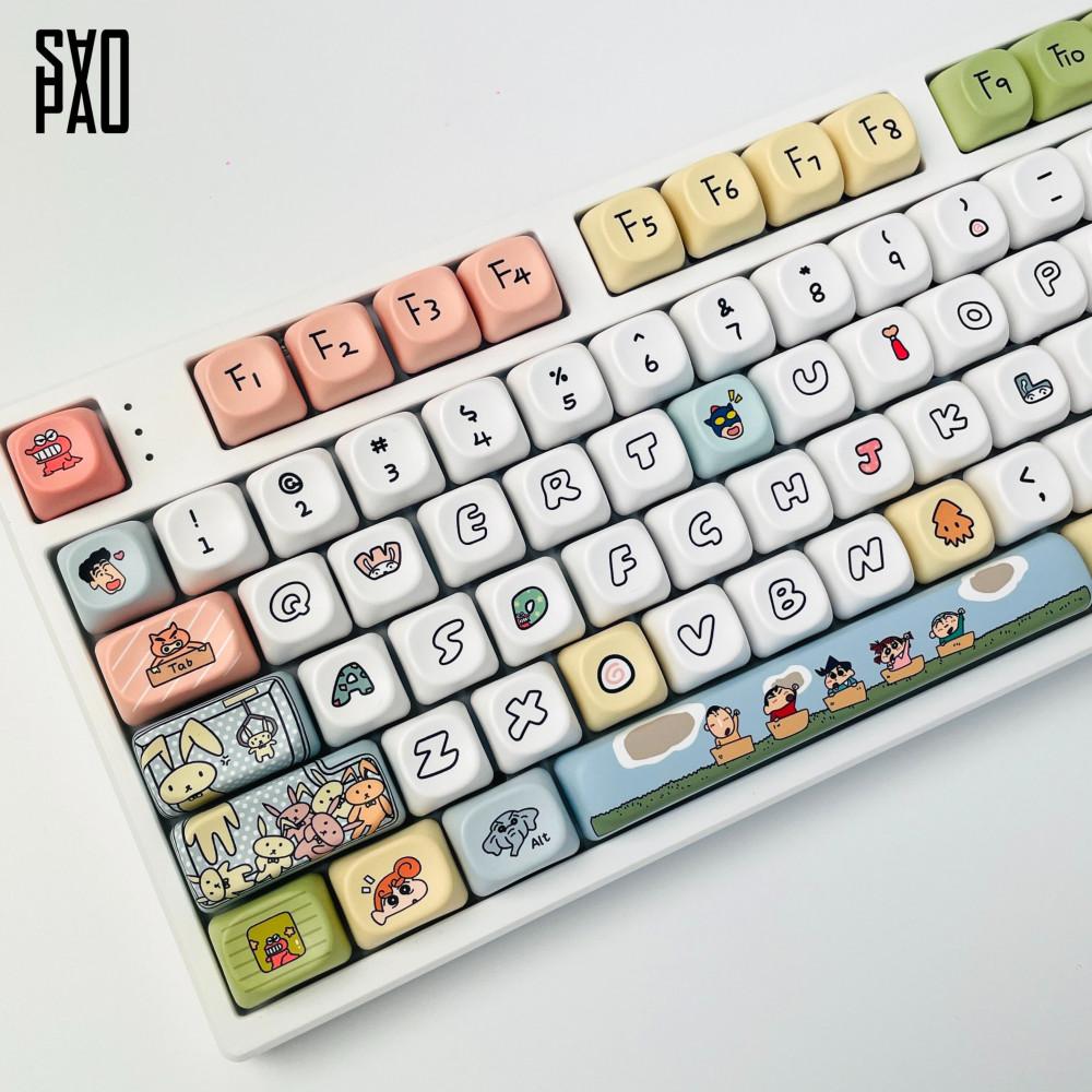 짱구 친구들 키캡 PBT MOA 체리 5면 염료승화 (151키)