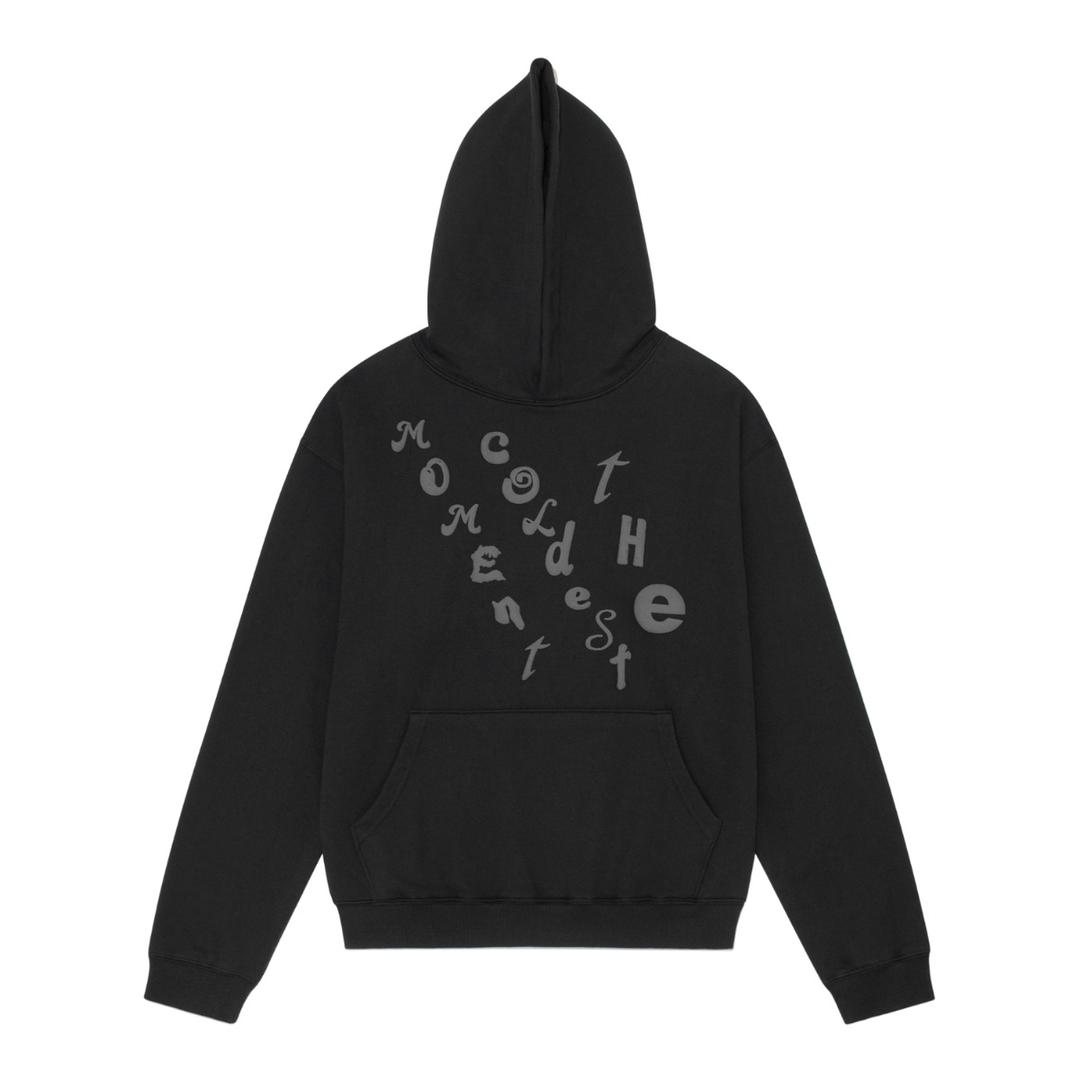 TCM diagonal hoodie (black)
