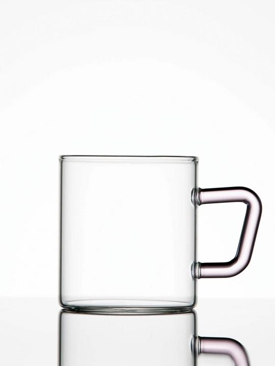 비젼글래스 컬러머그컵 (핑크, 190ml)