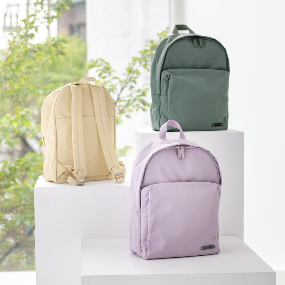 트래블러스 캐주얼v2 여자 대학생 백팩 노트북 데일리 여성 가벼운 경량 방수 단톤 가방