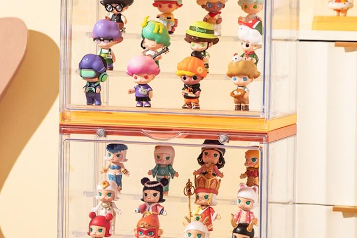 3단 피규어 아크릴 장식장 진열장 케이스 4colors