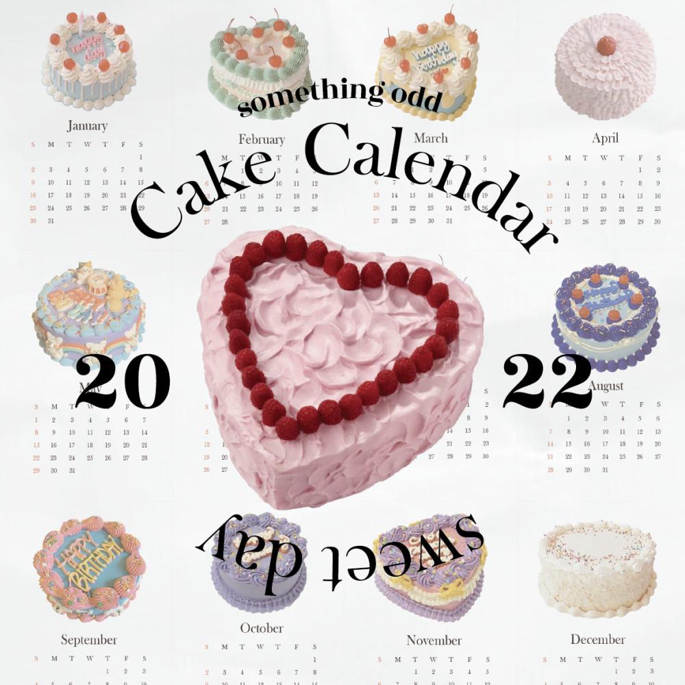 Cake calendar 케이크 캘린더 2022년 미니 달력